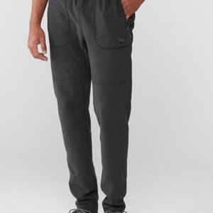 NWT REI Mens Teton Fleece Pants XL x 30" Inseam Black Mid Layer Warm Stretchy